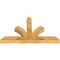 Ekena Millwork Richland Rough Sawn Timber Gable Bracket, Western Red Cedar, 48"W x 28"H x 4"D x 4"F, 14/12 Pitch GBW048X28X0404RIC00RWR - alternate 3